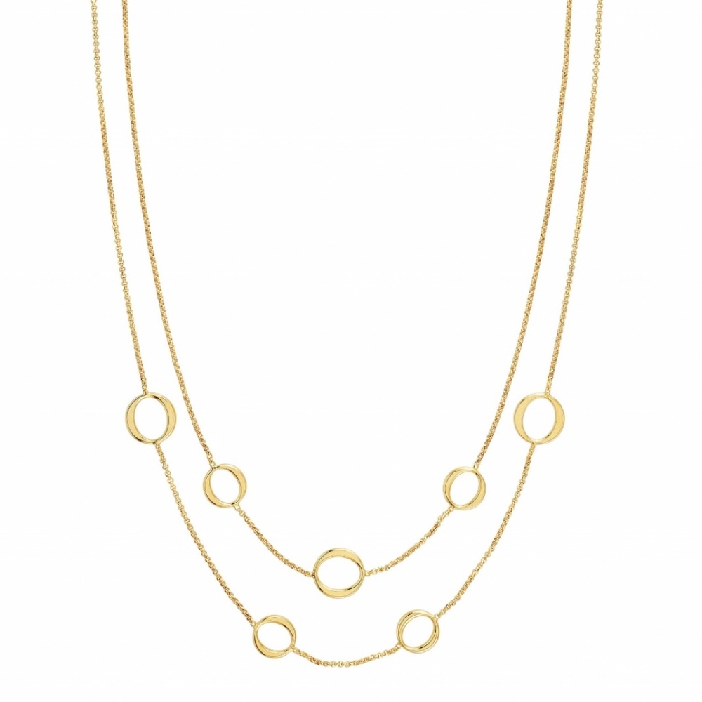 24k gold plated necklace